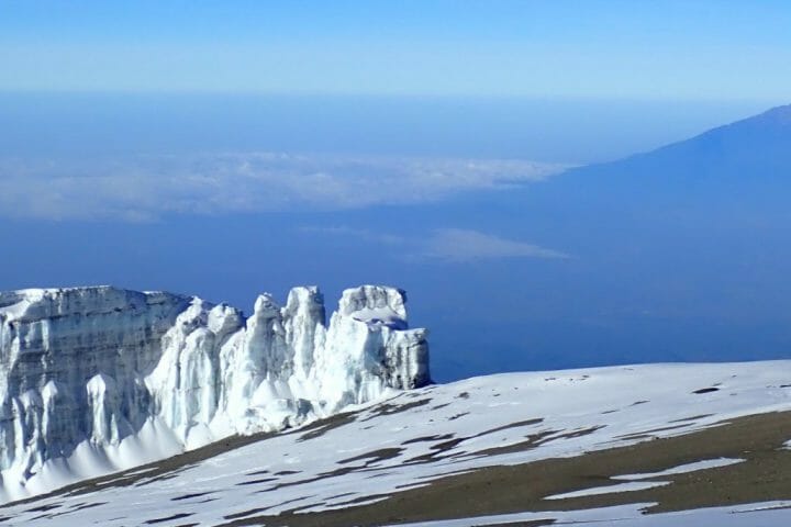 The summit of Mount Kilimanjaro